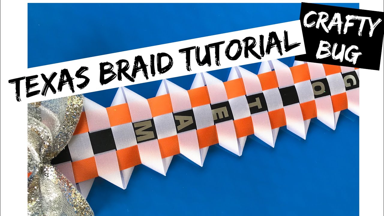 Champion braid tutorial or Texas braid tutorial; how to make homecoming mums; DIY HOMECOMING MUMS