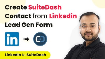 How to Create SuiteDash Contact from LinkedIn Lead Gen Form | LinkedIn SuiteDash Integration