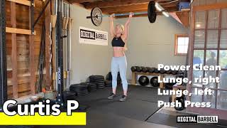 Curtis P with barbell
