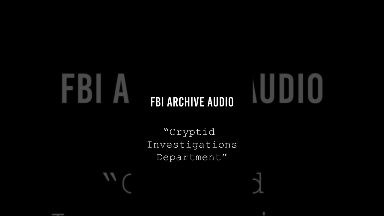 Will you take on the Cryptid Cases?