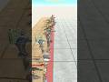 Speed race with all ARBS units. Aerial bridge course! - Animal Revolt Battle Simulator #shorts