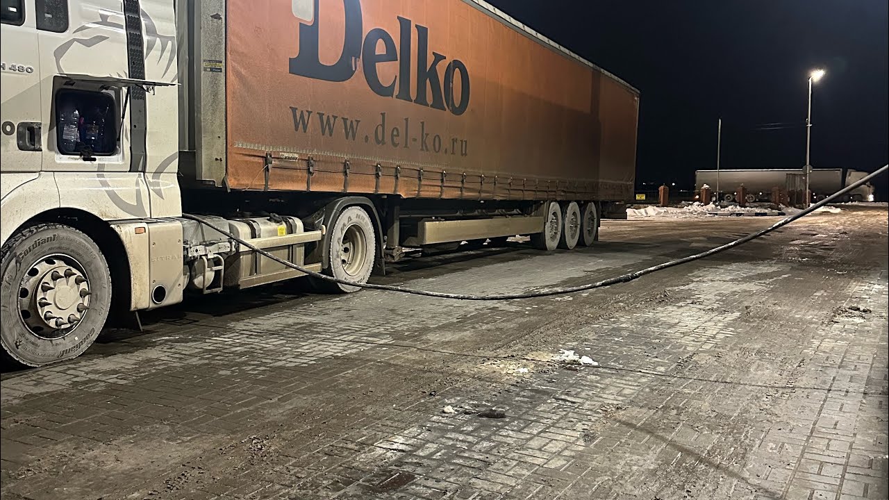 Едем на границу Казахстана. Метель и мороз нас не сломил #Санек_55