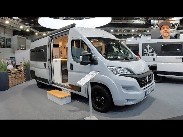 Westfalia Columbus 641 E RV Camper Van new model 2023 Fiat Ducato  walkaround and interior K0569 