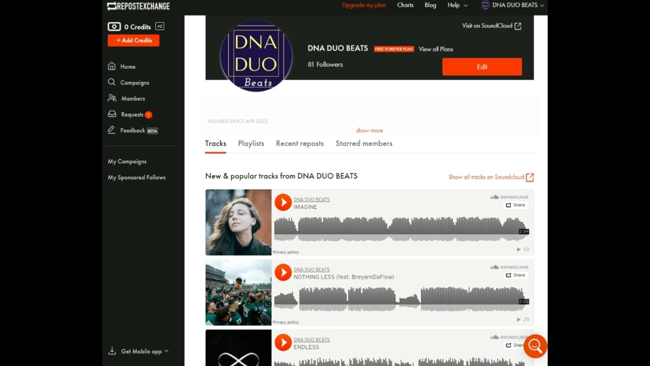 FREE PROMO for your SOUNDCLOUD! 2022