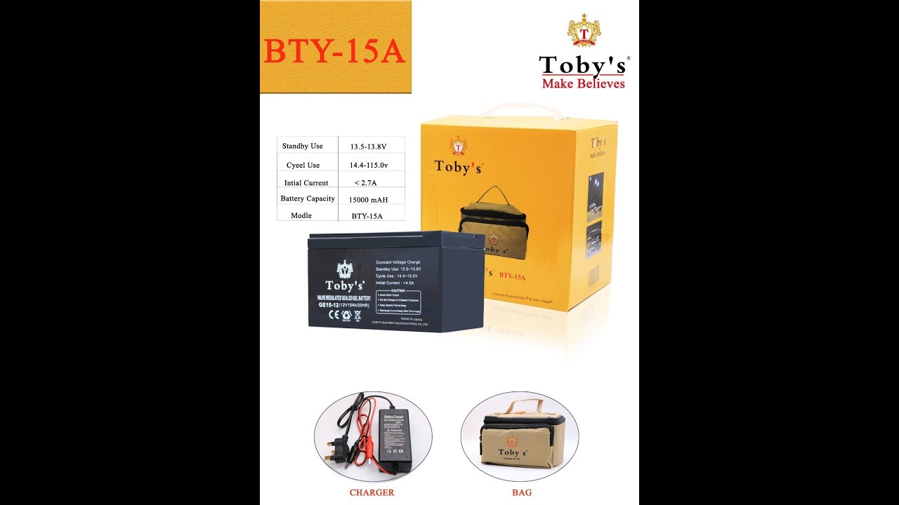 CAMPING BATTERY BTY 15A UNBOXING FEATURES HOW TO USE YouTube