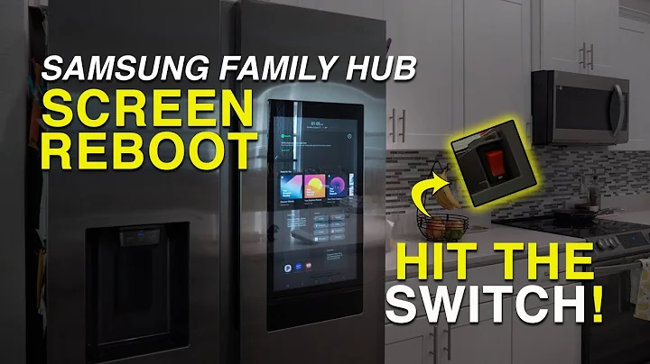 Samsung Refrigerator Family Hub (Touch-Screen) Restart/Reboot