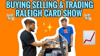 Sports Card Show CASHOUT VLOG   || Raleigh, NC Show || (Sports Card Investing)