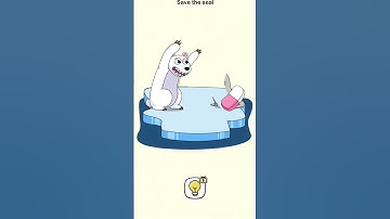 Delete puzzle:One part.Level 11.Save the seal.#deleteonepart #short