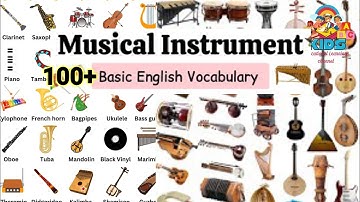 List of Musical Instruments ll 100+ Musical Instruments Names in English With Pictures | Vocabulary