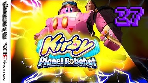 Kirby: Planet Robobot - 100% Walkthrough Part 27 - Level 5 - 1 (All Code Cubes, Story Mode, English)