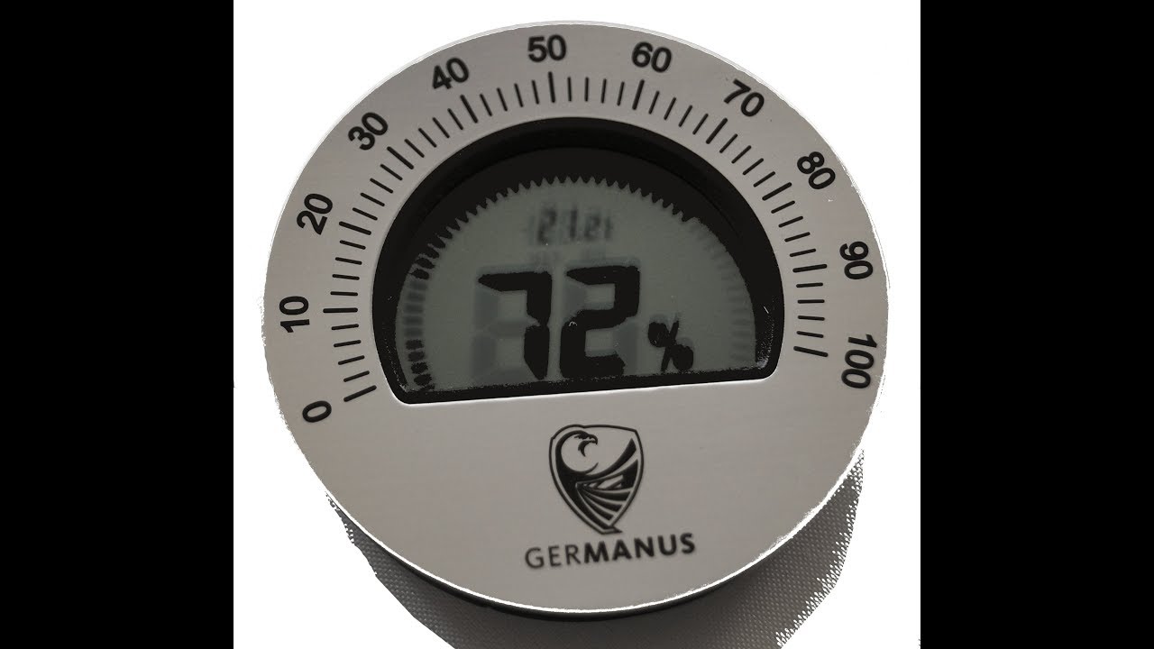 GERMANUS Digital Humidor Hygrometer - VI