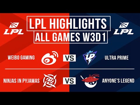 LPL Highlights ALL GAMES Week 3 Day 1 | LPL Summer Split 2024