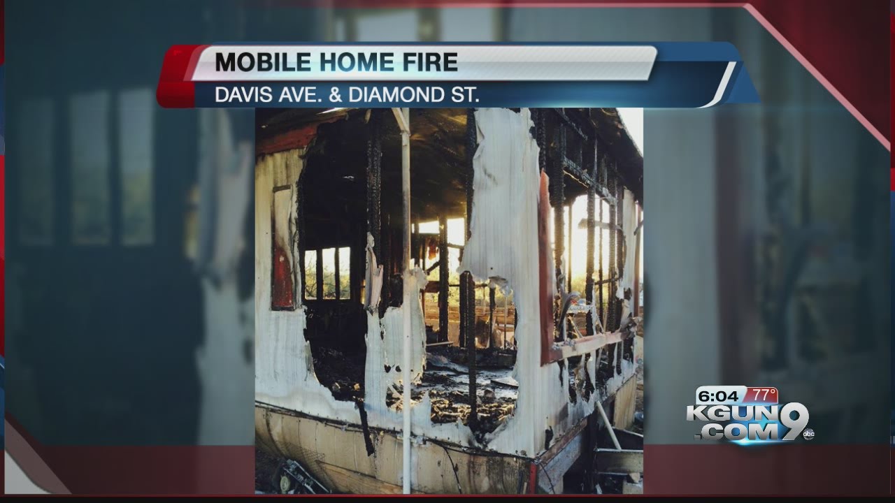 NW Fire responds to mobile home fire on northwest side - YouTube