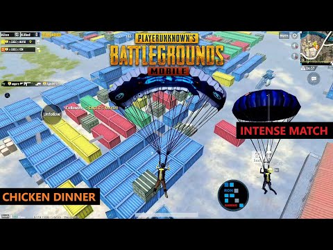 PUBG MOBILE | INTENSE MATCH FUN GAMEPLAY CHICKEN DINNER