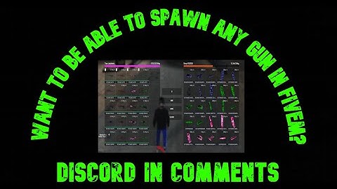 How to Spawn Any Gun into Any FIVEM/GTARP Server!!! JOIN DISCORD IN COMMENTS