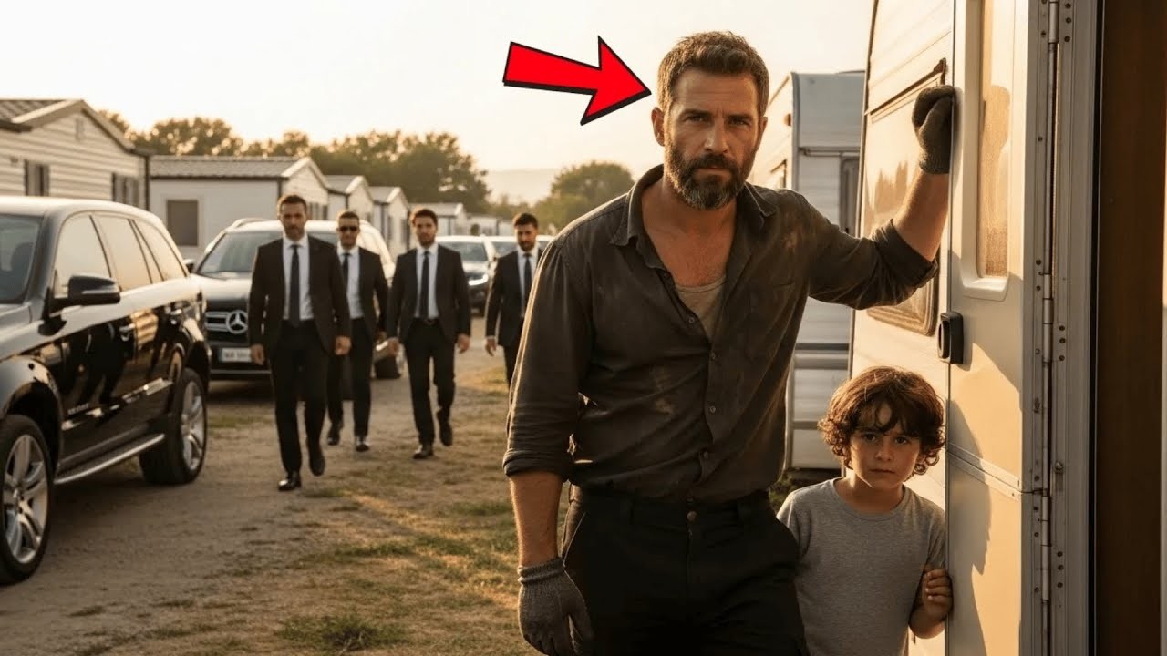 Padre Soltero Repara El Motor De Una Mujer Varada — Al Día Siguiente Llegan 12 Camionetas…