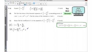 AQA Core 2 Jan 2013 Q8