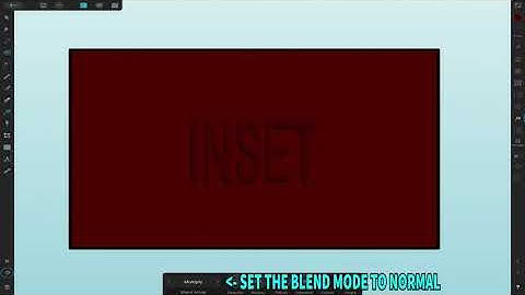 AFFINITY DESIGNER v1.10 - IPAD - INSET EFFECT - TEEK FOX