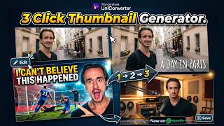 How to Make High-CTR YouTube Thumbnails with AI (Any Niche) | UniConverter Image Generator screenshot 3
