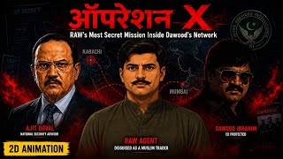 कैसे अजित डोभाल ने दाऊद का सबसे बड़ा प्लान नाकाम किया | Operation X | 2D Animation