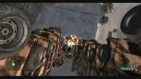 Car juking + free fall stunts in Crysis