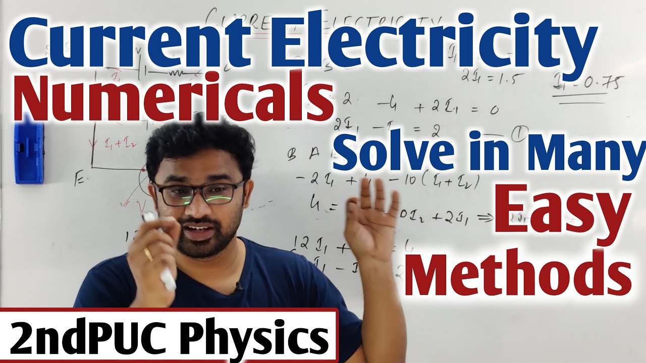 2ndPUC Physics | Current Electricity Important Numericals | PYQs