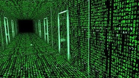 How to make matrix effect using notepad