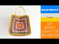 Cómo hacer BOLSO GRANNY crochet RIGIDO . 1 Patrón 8 posturas. Lleno de SECRETOS. PARTE 1 👜