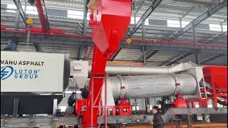 Most popular type mobile asphalt mixing plant 60-80tph to Mexico from LUTON GROUP 