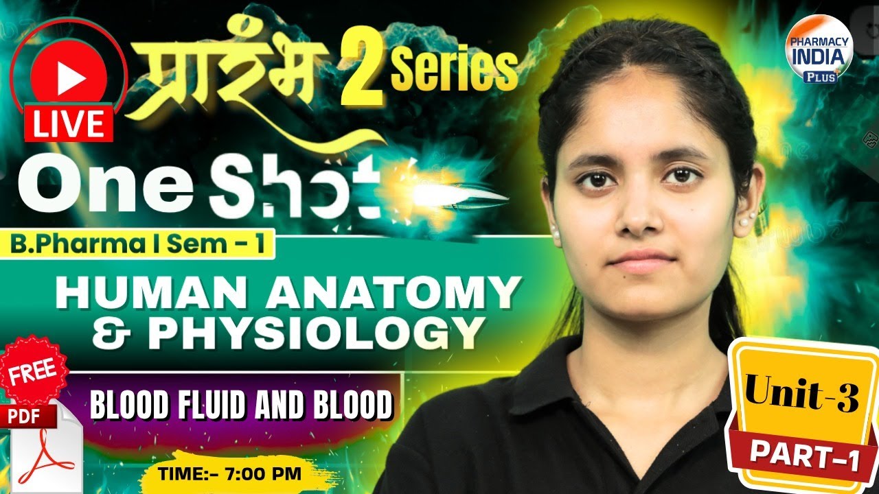 Body Fluids & Blood | HAP | Part - 1 | Unit - 3 | Sem - 1 | B.Pharm