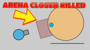 ARENA CLOSER KILLED! FROZEN ARENA CLOSER? KILLING AN ARENA CLOSER! (Diep.io Hack/Mod)