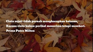 Mencintai dalam diam #puisi friendzone ( Prima Putra Milton )