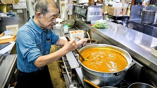 衝撃が走る！！極みのうどん職人が作るガッツリ爆量カレーうどん丨INCREDIBLE NOODLES, Japanese Curry Udon Noodles