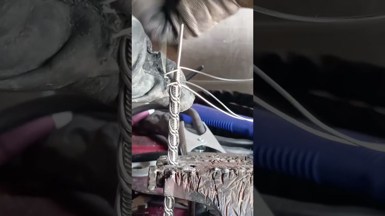 Cara bikin gelang stainless dari kawat argon 