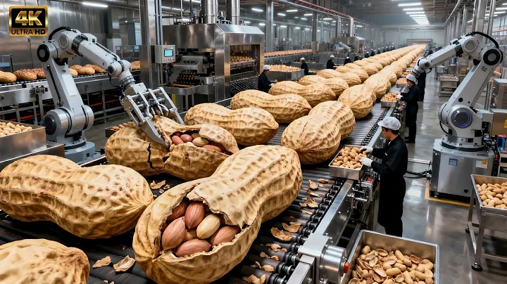 Full Process Inside a Planters Peanut Factory: From Raw Groundnuts to Roasted Salted Snacks
