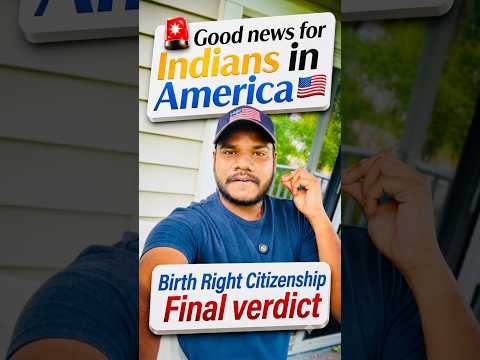 🚨 Birth right Citizenship final verdict out..!! #usatelugu #birthright #citizenship #telugunri