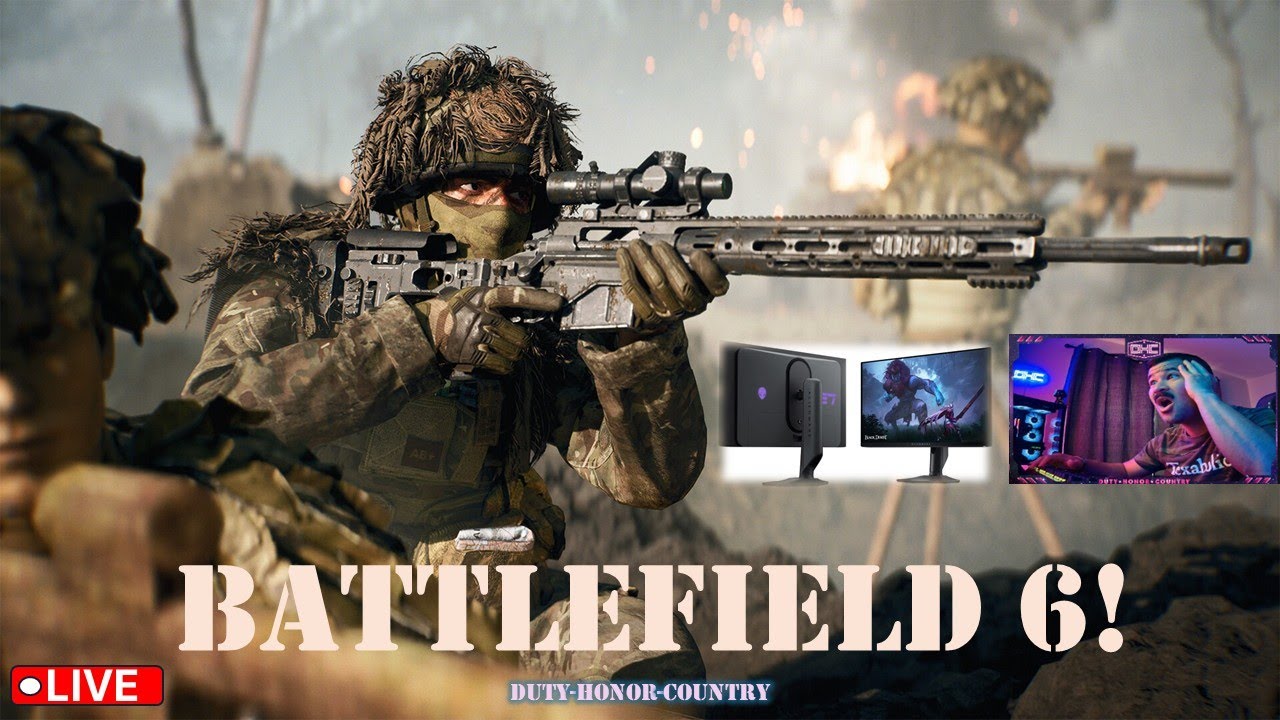🔴 LIVE - Streaming Battlefield 6 on my *NEW* Alienware 360HZ OLED Monitor!
