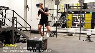 Box Drop Exercise - Depth Jump