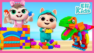 Toy Blocks Party | Build Together | Family Fun Activities | Eli Kids Nursery Rhymes