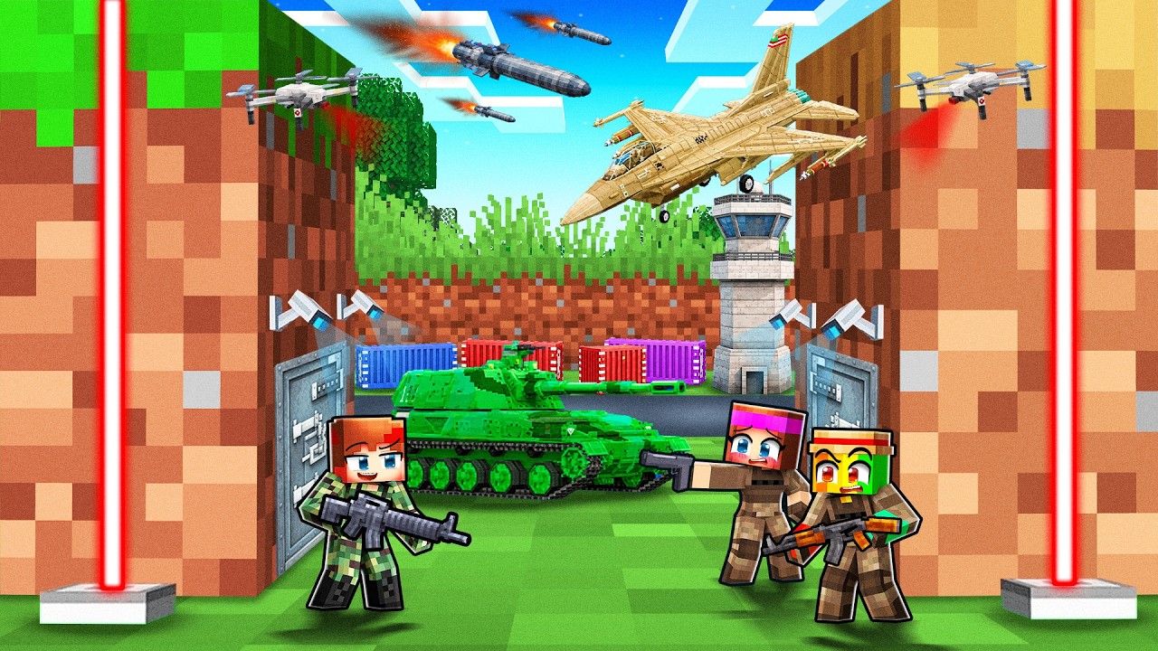 Talcado survie 100 JOURS dans un BLOC MILLITAIRE sur Minecraft !
