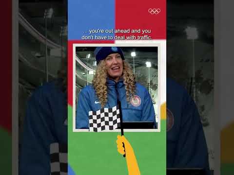Lindsey Jacobellis reacts to her Beijing 2022 gold medal performance!