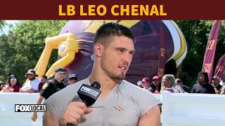 Linebacker Leo Chenal talks Commanders training camp