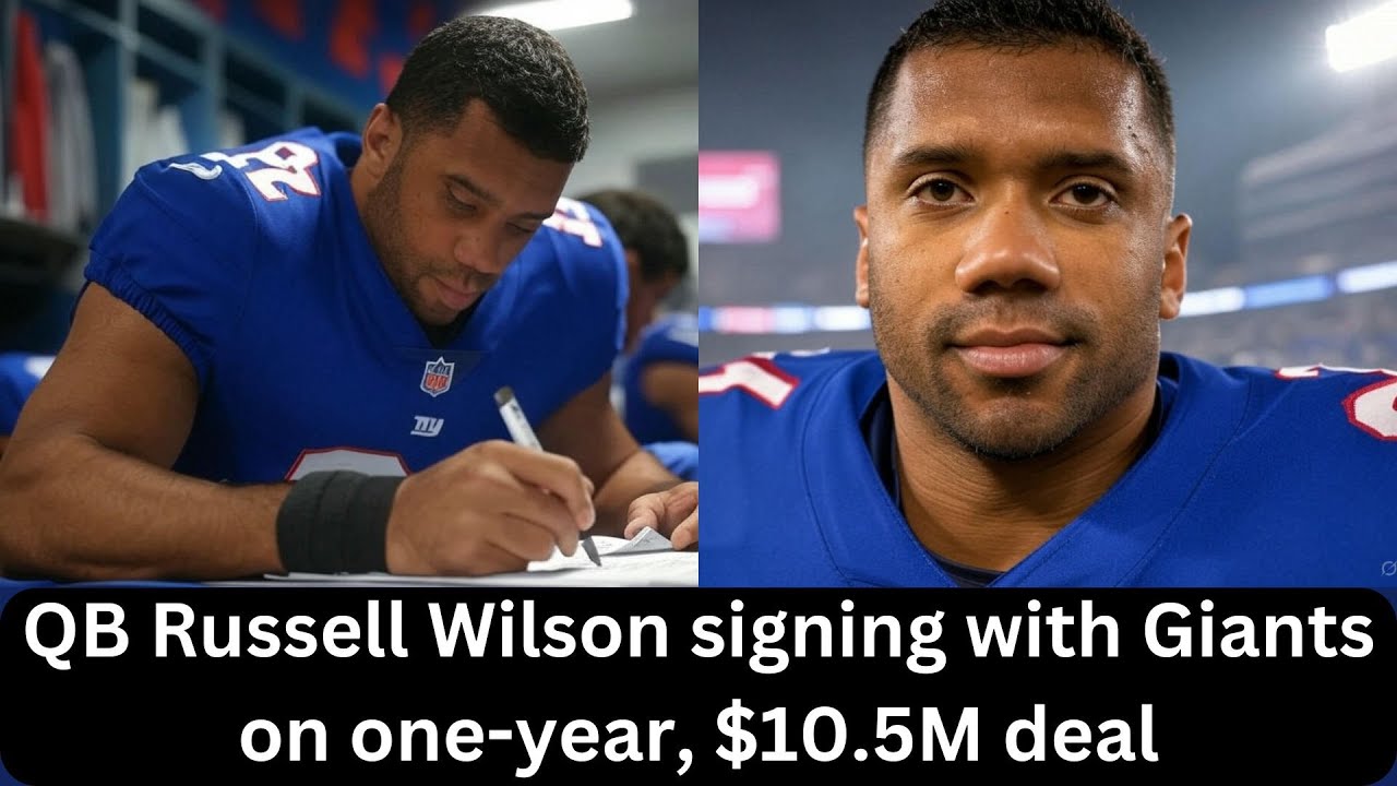 QB Russell Wilson signing with Giants on one year, $10 5M deal | 