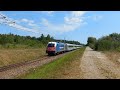 EU44-003 z objazdowym Wawelem przejeżdża pod mostem LHS w Nowej Dębie. 18.07.24