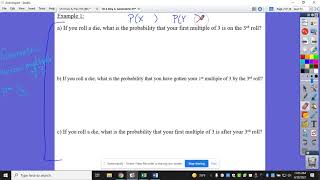 Ch 6 Day 4(#2), Geometric Distributions (Leonard AP Stat 9.29.21)