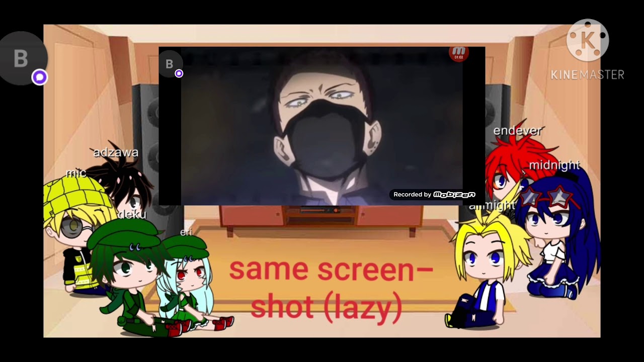 mha reacts to worriers AMV(lazy)