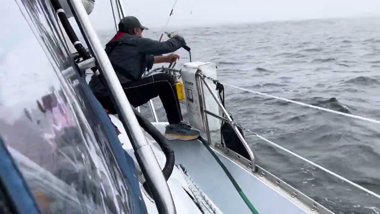 Cape Mendocino, Swell up to 10 feet! Hunter Passage 42