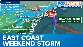 Weekend Storm To Bring Snow To Parts Of Northeast Rain To I 95 Corridor