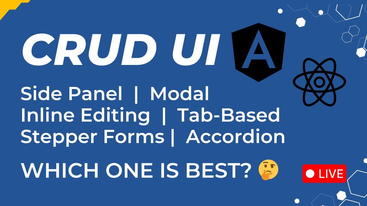Build Better Angular Apps 🚀 | CRUD UI Patterns You Should Know (Inline ...