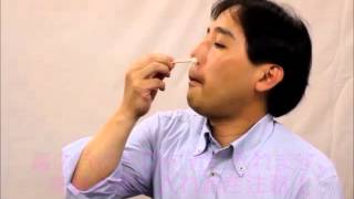 鼻毛ワックス脱毛　セルフキット（8回分）の使い方動画